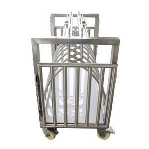 <span class=keywords><strong>Cage</strong></span> de contrôle de compression d'animal de dossier d'acier inoxydable vétérinaire pour l'usage d'aquarium de chien de chiot - Product Image 5