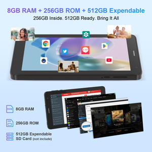Tablette professionnelle C Idea Wholesale ODM/OEM, tablette PC 7 pouces Android, 8 Go de RAM, 256 Go de ROM, pour usage professionnel et divertissement - Noir - Product Image 2