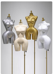 Parlak yüzey Bbl elbise üst vücut kukla büyük meme plastik BBL artı boyutu mankenler - Product Image 3