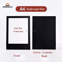 Menu LED haut de gamme avec logo personnalisé, nouveau design, alimentation électrique, pour hôtels, restaurants, bars, discothèques