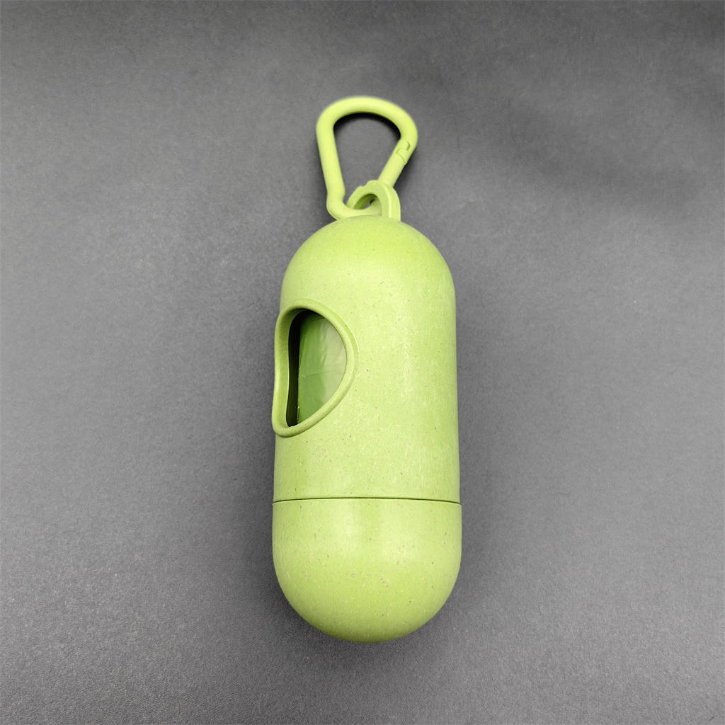 Green dispenser with bag