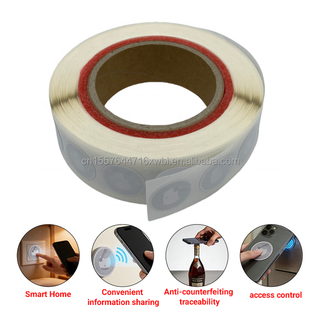 In Stock Rfid Label 13.56MHz NFC Smart Stickers 213 Chip NFC Label Tags with Social Label NFC Tag for Smart Sticker