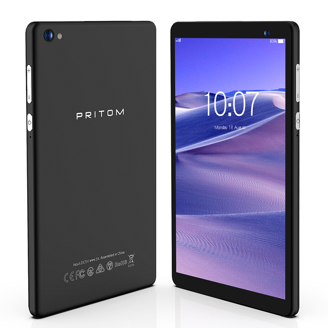 Pritom P7 Tronpad Tablet 7'' Android 10 Tablet PC with 32 GB Storage Quad Core HD IPS Display Dual Camera WiFi