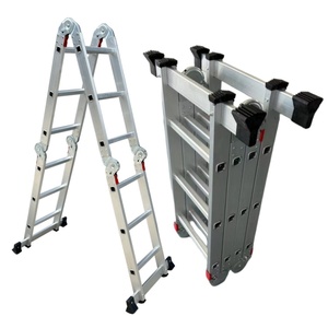Escalera Plegable De Aluminio Step Multifunctionele Opvouwbare Platformladder Hot Sale Aluminium Multifunctionele <span class=keywords><strong>Ladder</strong></span> - Product Image 1