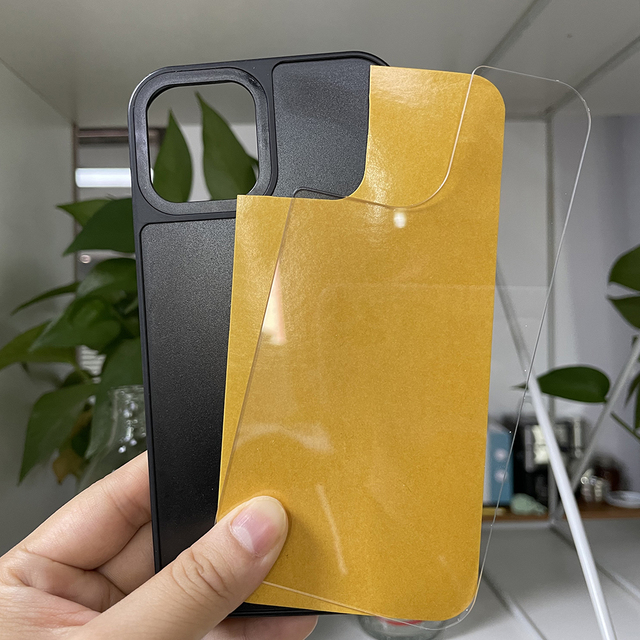 2D UV Printing Blank clear Acrylic TPU+PC groove Phone case for iPhone XS Max/11 Pro Max/12 Pro Max