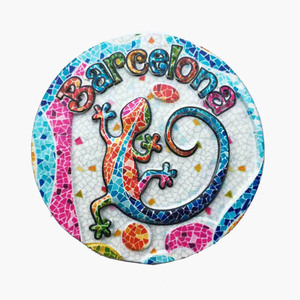 Decoración Conmemorativa Turística Personalizada de <span class=keywords><strong>Barcelona</strong></span> - Imanes de Resina Pintados para Refrigerador de la Sagrada Familia - Product Image 5