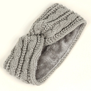 <span class=keywords><strong>Bandeau</strong></span> chauffe-oreilles pour femmes, accessoires pour cheveux, bandeaux turban d'hiver épais et tricotés au crochet, accessoires d'hiver - Product Image 5
