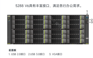 เซิร์ฟเวอร์ 5885HV6 พร้อมซีพียู 4 ตัวรุ่น Gold 5318H 72-Core 2.5GHz แรม 512GB 8x 3.84TB SSD ระบบจ่ายไฟคู่ R5 รองรับ T4*2 GPU ประสิทธิภาพสูง - Product Image 6
