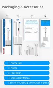 ปิเปตต์ไมโครปิเปตหลายช่องทาง8ช่องตรงจากโรงงาน - Product Image 6