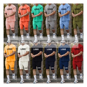 Set di <span class=keywords><strong>abbigliamento</strong></span> da uomo venditori all'ingrosso di <span class=keywords><strong>abbigliamento</strong></span> personalizzato venditore di <span class=keywords><strong>abbigliamento</strong></span> personalizzato Logo personale da uomo <span class=keywords><strong>abbigliamento</strong></span> Fitness per l'estate - Product Image 1