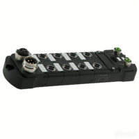 Module d'E/S à distance KRONZ IP67 PROFINET, 2 entrées numériques, 12 sorties numériques, 1 entrée analogique 0/4-20mA, Ethernet industriel M12