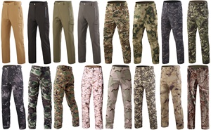 <span class=keywords><strong>Pantalon</strong></span> tactique d'extérieur pour la <span class=keywords><strong>chasse</strong></span> et le camping, en tissu Softshell imperméable, doublé polaire, <span class=keywords><strong>chaud</strong></span>, pour homme, idéal pour l'équitation en hiver - Product Image 6