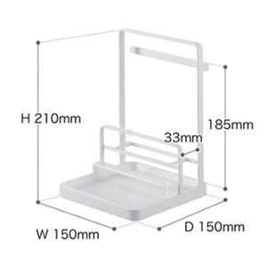 Organizador Multiusos para Encimera de <span class=keywords><strong>Cocina</strong></span>, Soporte para Tapa de Olla, Cuchara, Espátula, Bandeja de Drenaje Extraíble, Tabla de Cortar, Estante de Almacenamiento, Venta Al por Mayor - Product Image 5