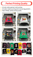 Impresora FUNSUN con Buen Servicio, Impresora DTG para Camisetas, Máquina de Impresión de Una Sola Estación de Trabajo, Tamaño A4, Impresora Digital Directa a Prenda
