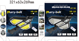 Tri-Sided 270 °   Lampe murale solaire LED, lampe solaire extérieure avec capteur de mouvement PIR, panneau solaire détachable, étanche IP65, sécurité - Product Image 4