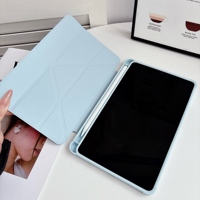 Étui de protection pour Samsung Galaxy Tab avec support pour stylet pour Tab A11/A9+ 11 pouces et 8,7 pouces, étui transparent magnétique