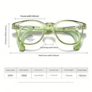 Gafas para Niños con Protección de Luz Azul, Montura Redonda TR90, Antideslizantes, Deportivas, para Niños y Niñas, Moda 2025 - Product Image 4