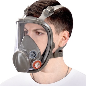 <span class=keywords><strong>Masque</strong></span> <span class=keywords><strong>respiratoire</strong></span> intégral en silicone 6800 avec cartouches filtrantes remplaçables, réutilisable, <span class=keywords><strong>protection</strong></span> anti-gaz pour mines <span class=keywords><strong>de</strong></span> charbon et <span class=keywords><strong>peinture</strong></span> au pistolet - Product Image 4