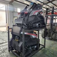 Chargeuse articulée compacte sur chenilles Cartiwell Mini pour chantier de construction