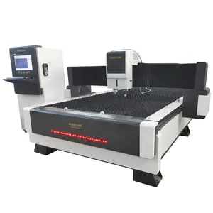 Cheap price metal plate double head laser plasma cutting machine