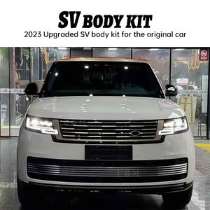 Kit de Carrocería SV <span class=keywords><strong>Mansory</strong></span> Original para <span class=keywords><strong>Land</strong></span> <span class=keywords><strong>Rover</strong></span> Range <span class=keywords><strong>Rover</strong></span> Vogue 2023, Modelo Mejorado, Kit de Barra Delantera, Rejilla de Parachoques con Diseño de Branquias de Tiburón - Product Image 3