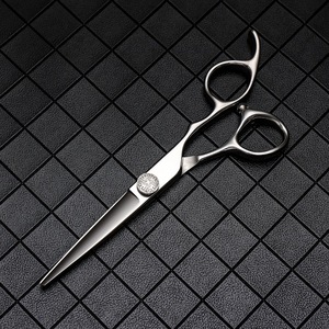 Professional Thinning Shears 5.5 Inch Stainless Steel Blunt Tip Long Handle Hairdressing Scissors For Salon Stylist - Product Image 1