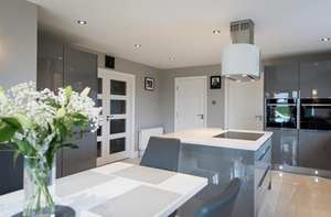 NICOCABINET Moderno Inteligente Impermeable Madera Gris Brillo Laca <span class=keywords><strong>Cocina</strong></span> con Accesorio de <span class=keywords><strong>Cocina</strong></span> - Product Image 6