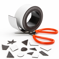 Imán de Neodimio Cuadrado de Alto Rendimiento Personalizado, Tira Flexible de Goma, Rollo de Imán de Goma Flexible Industrial para Bricolaje