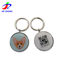 Herstellerpreis Kundenspezifisches Logo Passiver RFID Schlüsselanhänger Epoxy Hang Tag NFC Chip Epoxy Karte