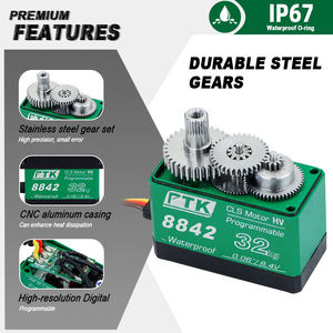 Servomotor digital metálico PTK 8840MG-D de 40 kg para modelos de coches, alta velocidad, ala fija, servomotores 1/8 1/10 - Product Image 4
