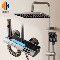 Ensemble de système de douche de salle de bain de haute qualité Ensemble de système de douche corporelle en aluminium Ensembles de douche muraux