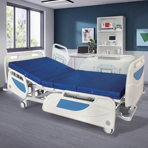 Lit d'hôpital manuel pliable et réglable en métal à 2 fonctions, de haute qualité, vente en gros d'usine, garantie de 2 ans pour usage en <span class=keywords><strong>clinique</strong></span> et hôpital - Product Image 2