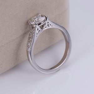 แหวนเพชรเมสซี่ รุ่น MSR-1147 แหวนเพชรแล็บ 18K 1 กะรัต แหวนคลาสสิก แหวนหมั้น แหวนแต่งงาน แหวนของขวัญ - Product Image 2