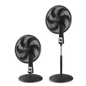 Ventilador elétrico promocional 3 em 1 para grelha de ar, suporte elétrico silencioso com 6 lâminas, ventilador potente de 85W, ideal para venda