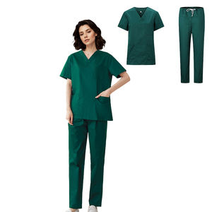 Conjunto de uniformes médicos de fábrica para mujer, Top y pantalones médicos, uniformes médicos de alta calidad para mujer - Product Image 1