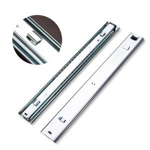 Guide per cassetti a gancio da 53 mm per carichi pesanti, scorrevoli a piena estensione da 220 libbre, per officina, camper, garage, cassetti portaoggetti - Product Image 1