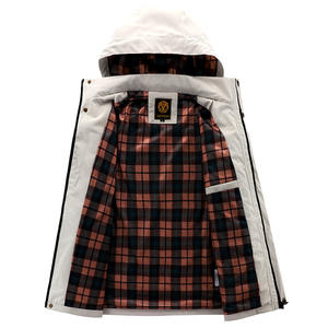 <span class=keywords><strong>Parka</strong></span> de Color sólido a la moda para <span class=keywords><strong>hombre</strong></span>, abrigo con capucha y cuello levantado, chaqueta con cremallera de invierno, informal, para exteriores, comercio transfronterizo, largo - Product Image 2