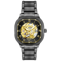 Montre-bracelet mécanique automatique de luxe Tevise 9831D, étanche, vintage, ajourée, pour homme