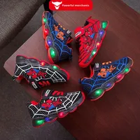 Chaussures de course lumineuses pour enfants automne 2025 pour garçons et filles, bébé, LED unique clignotante avec semelle en caoutchouc, modèle 51-9808