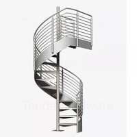 Escalier en colimaçon au design moderne et bon marché de CBMMART en vente en Chine