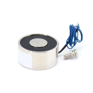 Diamètre 80mm rond grand <span class=keywords><strong>électro</strong></span>aimant de maintien Dc 12v 24v 120Kg <span class=keywords><strong>électro</strong></span>-aimant électrique - Product Image 5