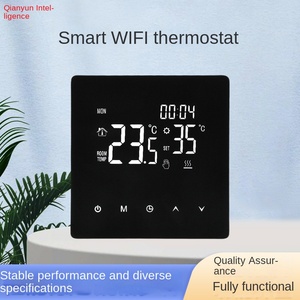 Intelligent WiFi Thermostat with <strong>Remote</strong> App <strong>Control</strong> Room Temperature <strong>Programming</strong> Wall-Mounted Design 90V-240V IP20 Protection - Product Image 5