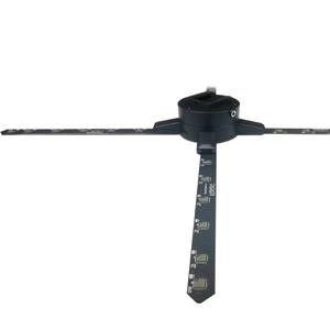 Ventilateur holographique 3D YAMA Z7H 52 cm, luminosité 3000 cd, angle de vision 170°, contrôle par application/télécommande <span class=keywords><strong>pour</strong></span> usage intérieur/extérieur, éducation, OEM - Product Image 1