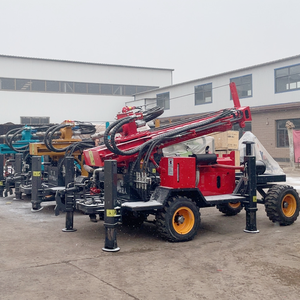 جهاز حفر آبار محمول على مقطورة بعمق 200 متر مع محرك ديزل وريشة حفر كربيدية - Product Image 2