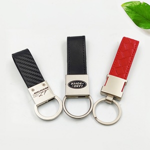 Accessoires de porte-clés en gros : Porte-clés en cuir véritable de luxe, rétro, de qualité supérieure, avec logo de marque personnalisé - Product Image 3