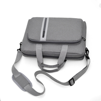 Sacoche d'ordinateur portable en tissu Oxford durable avec logo personnalisé pour hommes et femmes, sacoche d'affaires avec bandoulière, housses pour ordinateurs portables en gros