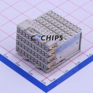 2065657-1 Board-to-Board & Backplane Connector Bent Lead Through Hole,P=2.5mm Connector 120P 2.5mm Right Angle Insert 8 - Product Image 2