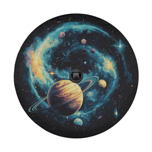 Funda Protectora para Llanta de Repuesto Impermeable con Diseño de Caminos Planetarios, Ajuste Universal, Protector de Rueda de Repuesto, Logotipo Personalizado, Regalo Promocional - Product Image 1