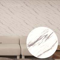 Revêtement mural en PVC effet pierre, léger, résistant et durable, pour décoration intérieure de luxe, panneau mural en marbre PVC