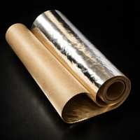 Rouleau de papier d'emballage imperméable enduit jetable de 2850 mm de large, compatible avec les lignes de machines d'emballage automatiques pour carton ondulé